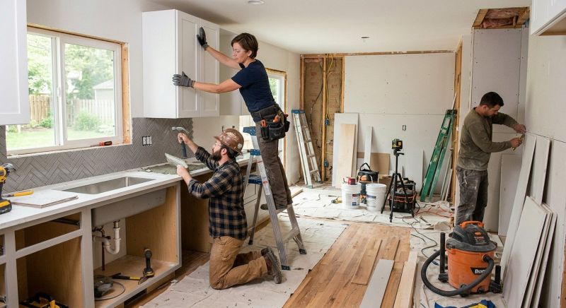 Kitchen Cabinet Installation